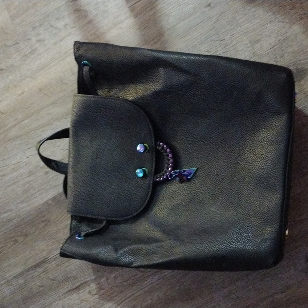 Foley + Corinna City Instincts Black Vegan Leather Backpack